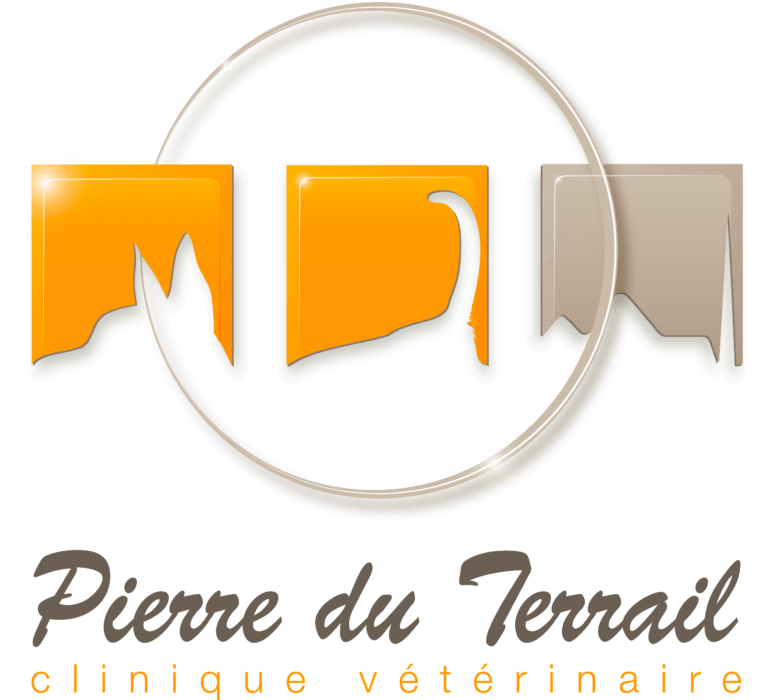 Logo des vétérinaires Logo de la clinique Pierre du Terrail